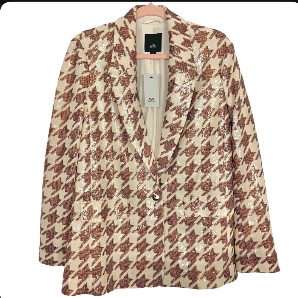 river island sequins blazer